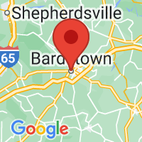 Map of Bardstown, KY